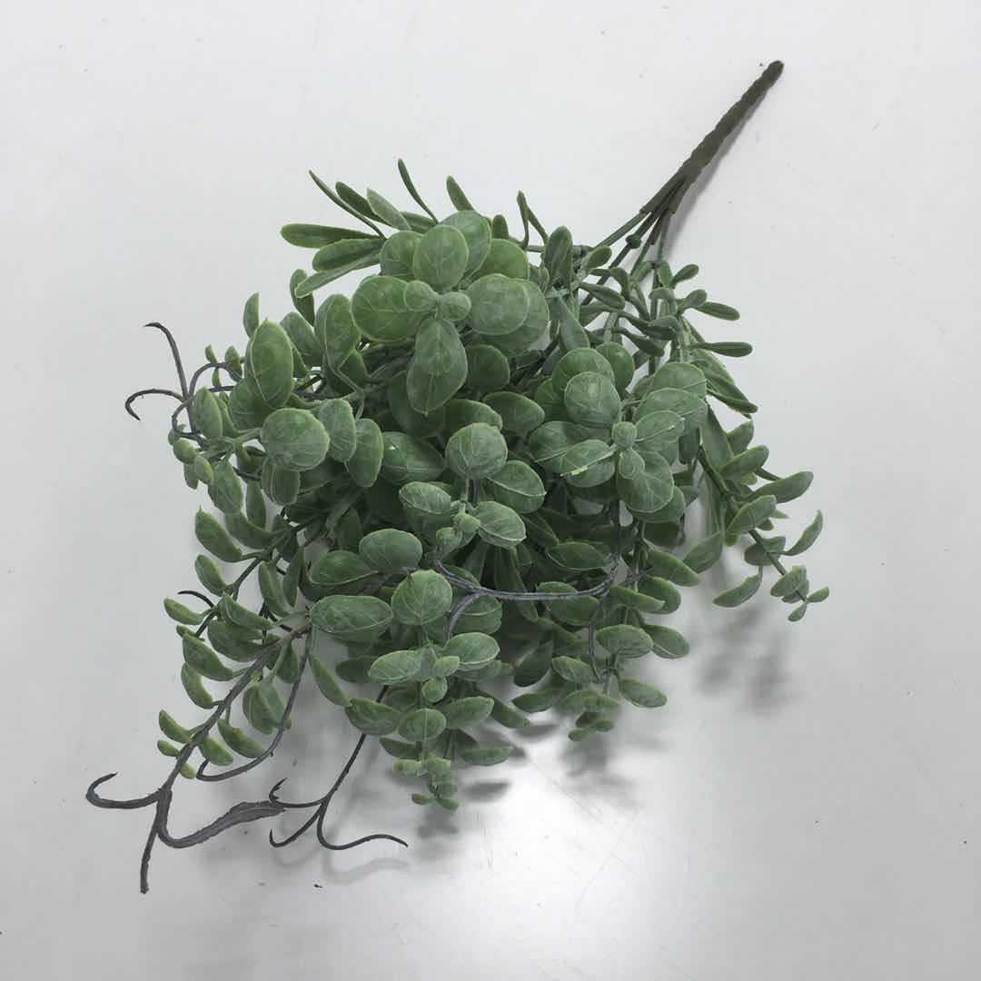 源头厂家把束带须鲫鱼豆苗草布置家居工程酒店装饰仿真假花植物