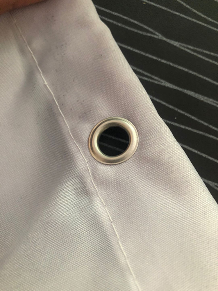 亚马逊跨境电商热销大理石浴帘加厚金属扣眼卫生间隔断一件代发