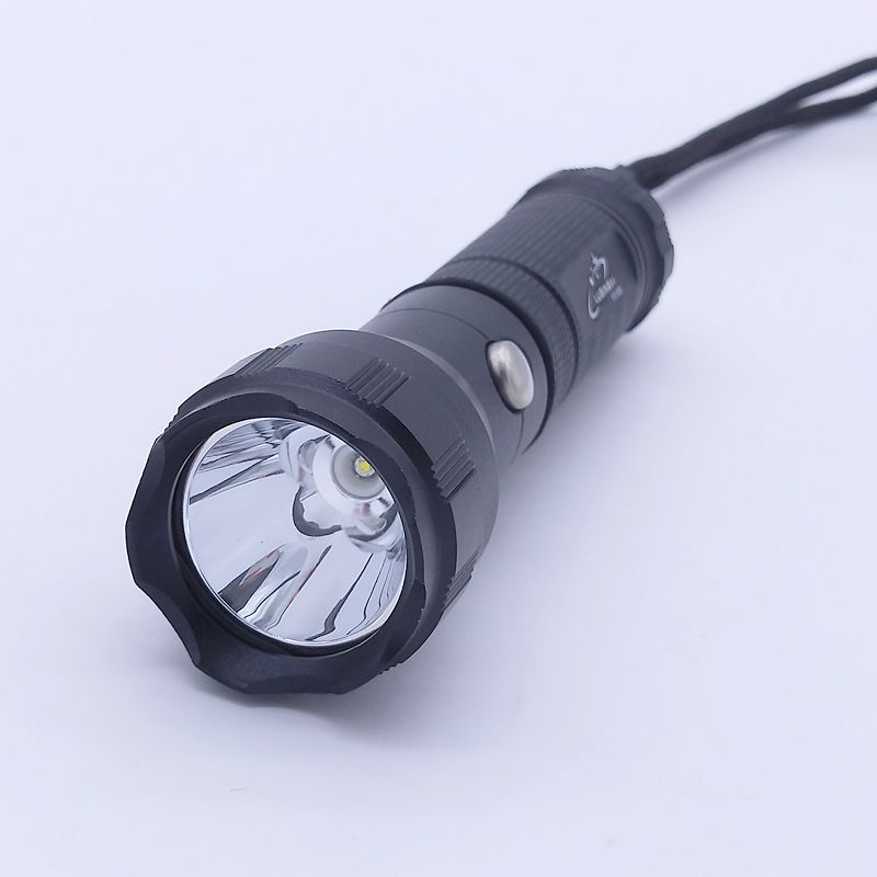 厂家直销铝合金强光手电筒 户外野营露营夜骑家用直充迷你小手电