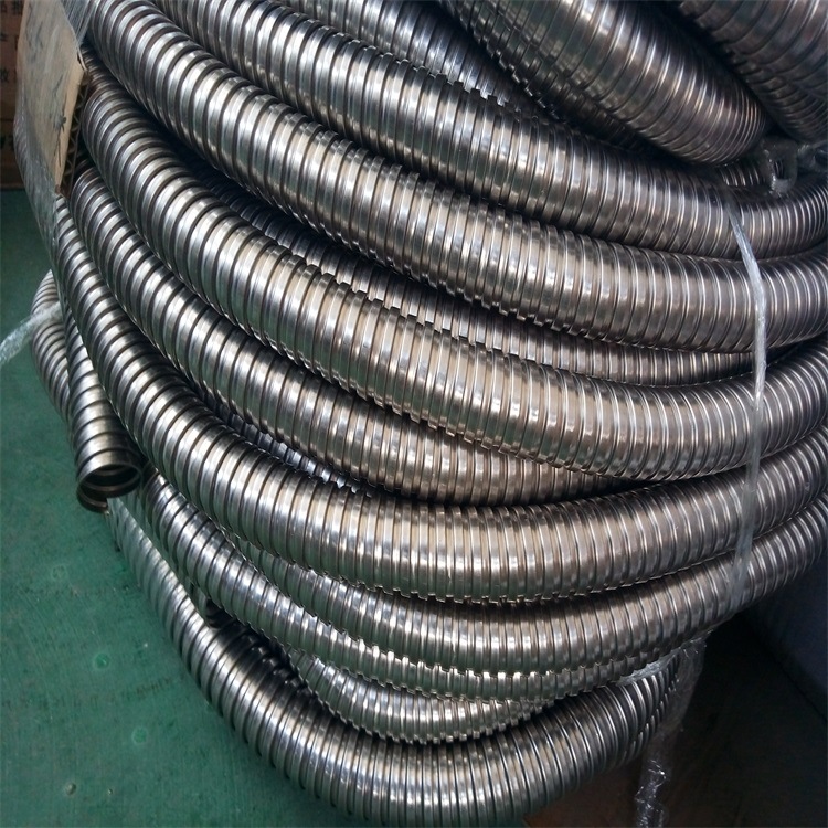 不锈钢金属软管 单扣不锈钢波纹管 护线金属软管加工
