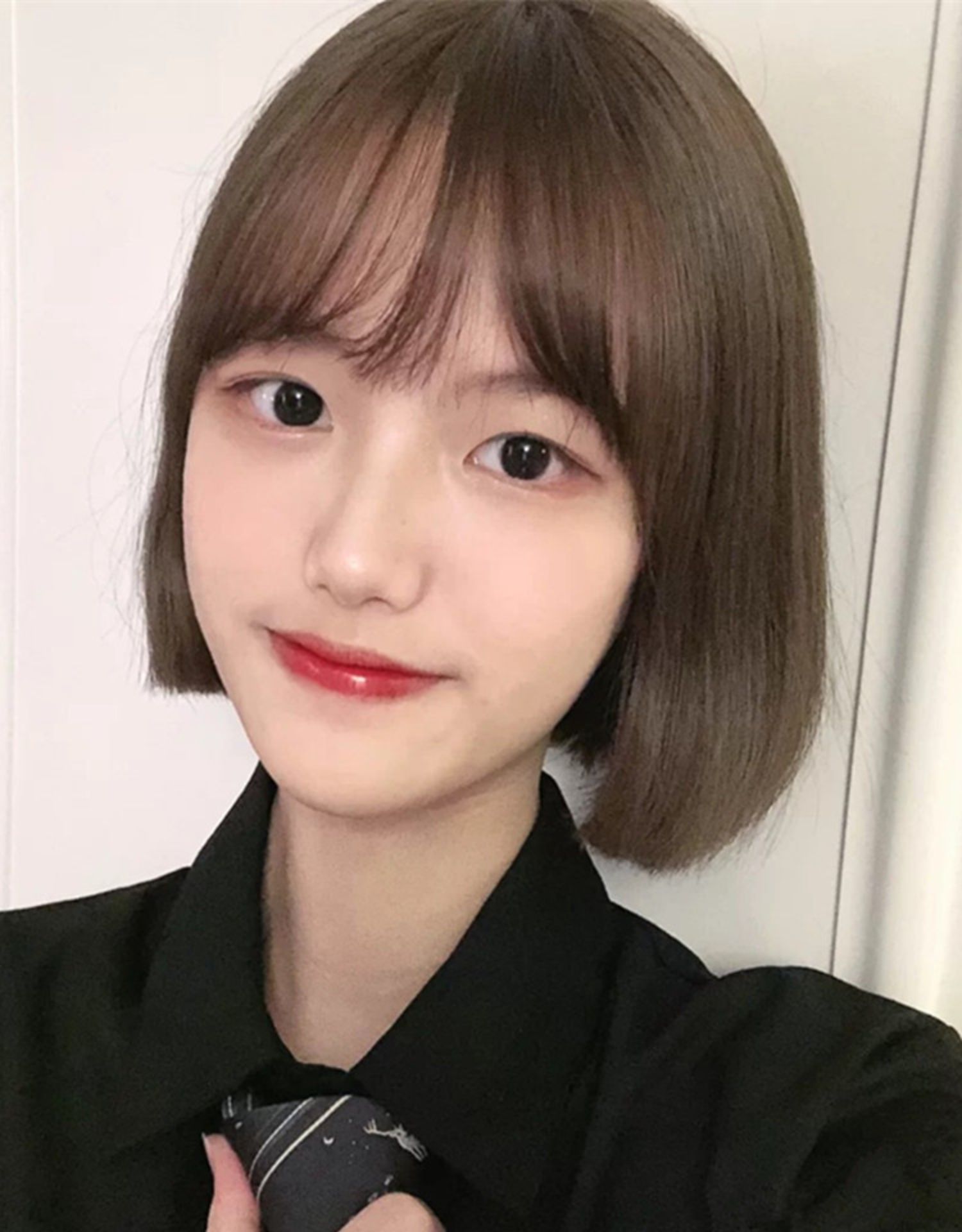 假发女短发网红自然少女bobo头圆脸短直发韩式造型学生蓬松全头套