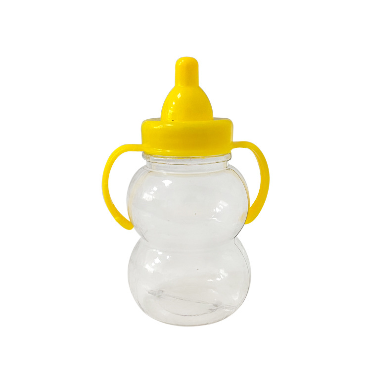 专业生产食品装糖果塑料瓶 双耳小奶瓶奶嘴瓶潮安县塑料包装瓶
