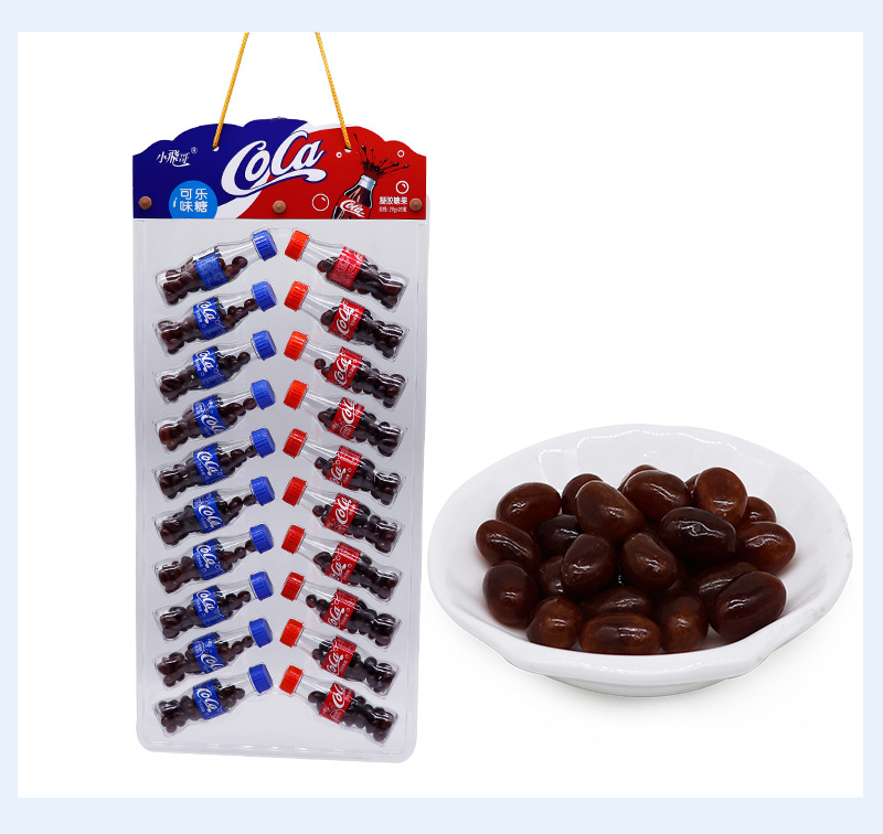 小飞哥可乐糖可乐瓶软糖网红儿时创意造型糖果26克/瓶