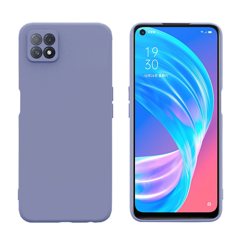 oppo a725g国际液态硅胶手机壳 适用reno3pro亚马逊手机壳鑫蓝泰