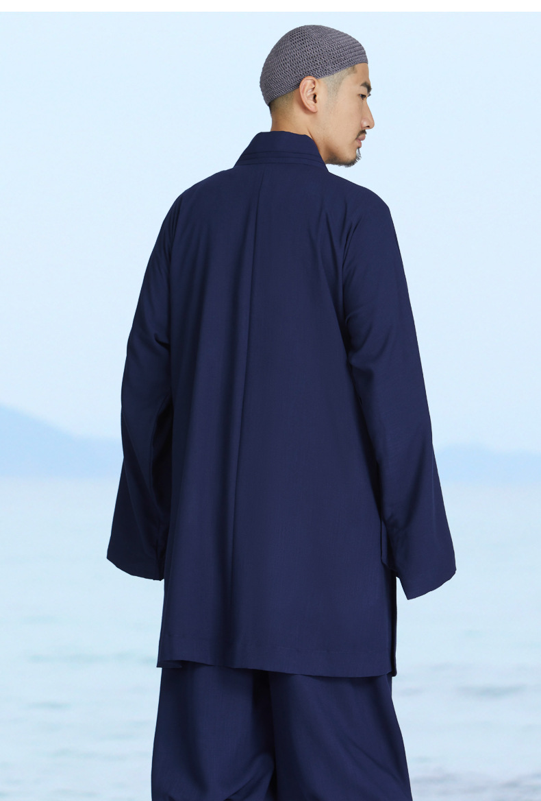 弘通僧服罗汉褂日本麻僧衣大褂四季款出家人和尚服装舒适男女僧袍