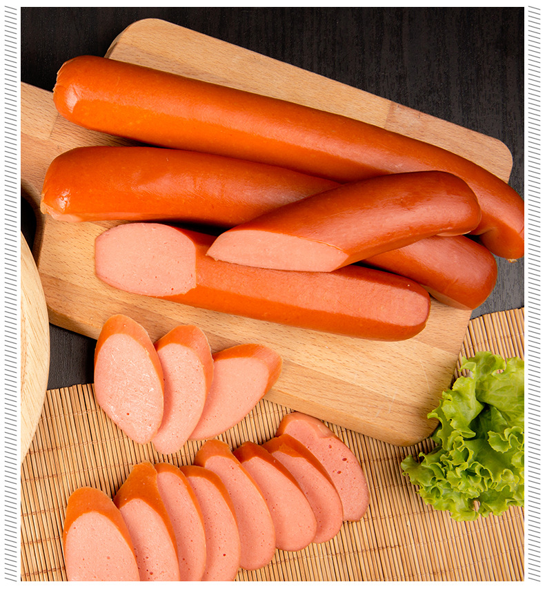 特制六号肠/精制乡巴佬肠500g东北特产香肠即食热狗肠特制脆皮肠