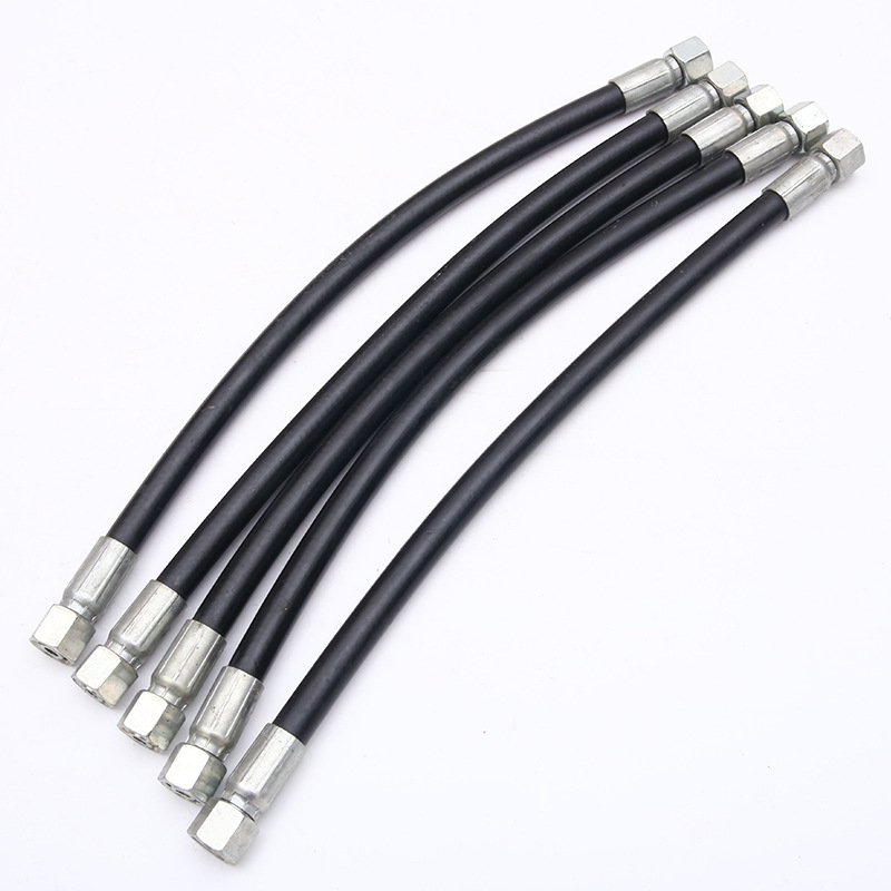 定制软管总成高压油管钢丝编织胶软管液压胶管橡胶管总成管件