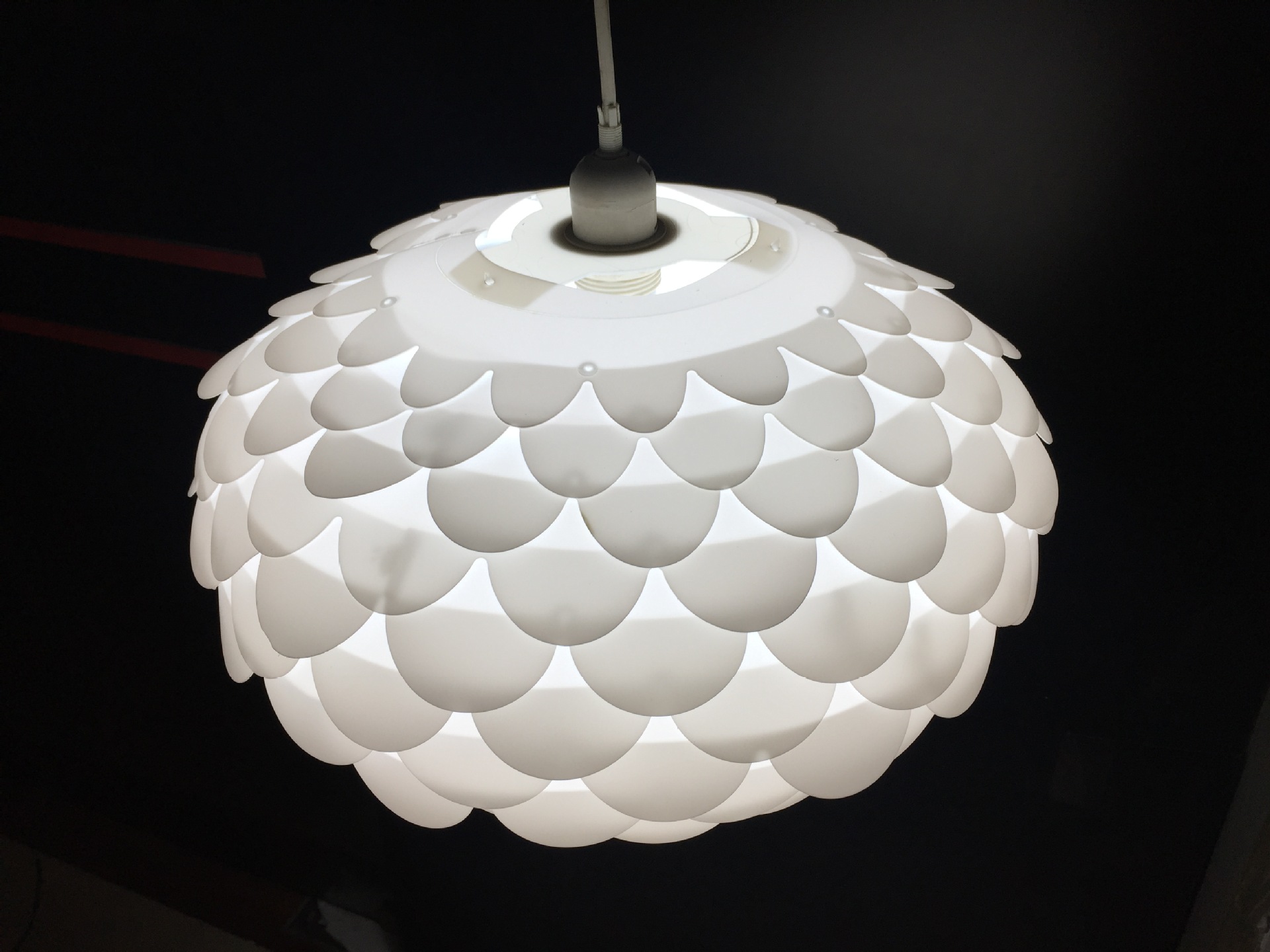 【套装】pp塑料灯罩 照明专用 鳞片吊灯 diy创意设计