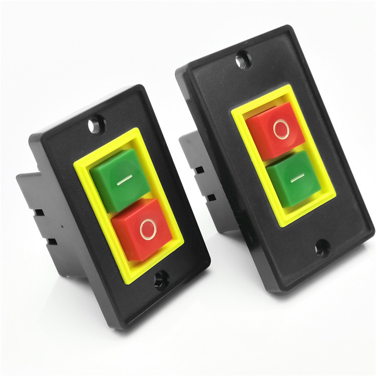 qcs1 台钻电机控制开关 停止启动开关 扣押按钮开关 380v 大小面