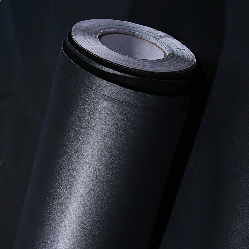 黑色全遮光玻璃贴纸不透光窗户贴防晒遮光隔热卧室卫生间玻璃贴膜