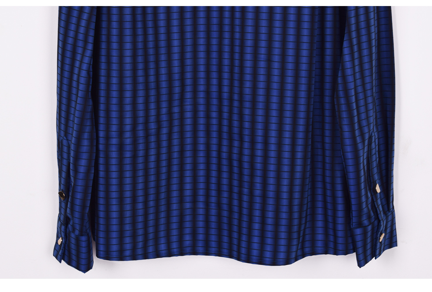 青春有你2蔡徐坤同款衣服 深蓝色格子宽松衬衫男女长袖情侣装夏潮