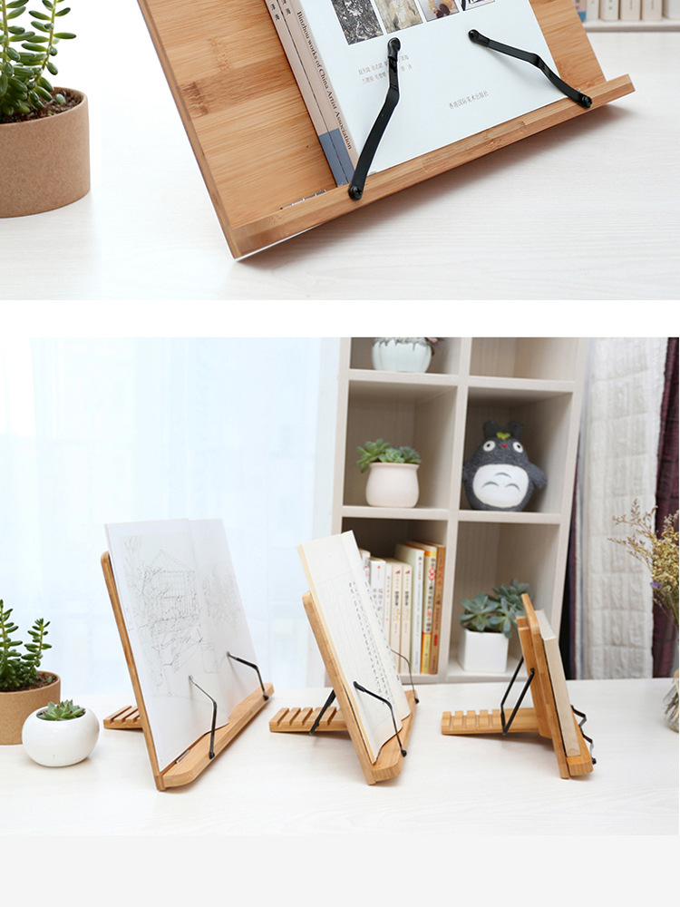 支书架临贴书立架架子阅读书架学生看书架诵经琴谱架立靠支架