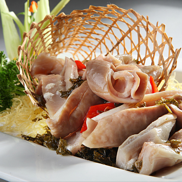 新雨润盐焗猪肚冷冻猪副猪肉广东经典粤菜茶餐厅用半成品500g/包