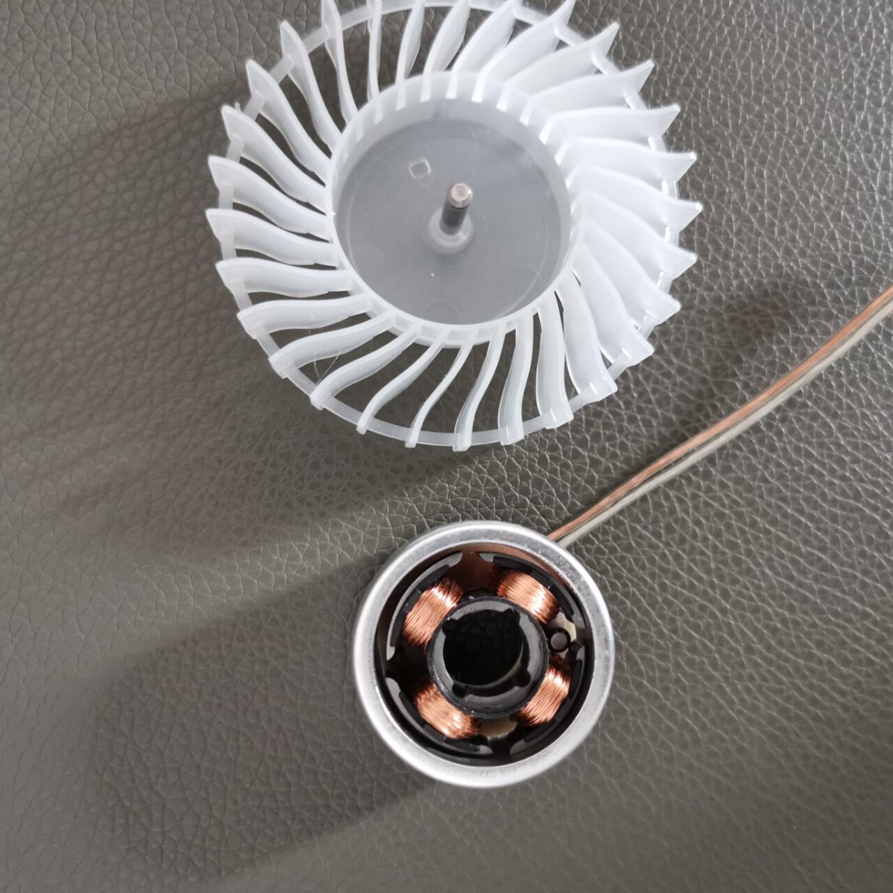 涡轮风扇电机扇叶迷你风扇电机马达挂脖风扇电机usb小风扇马达