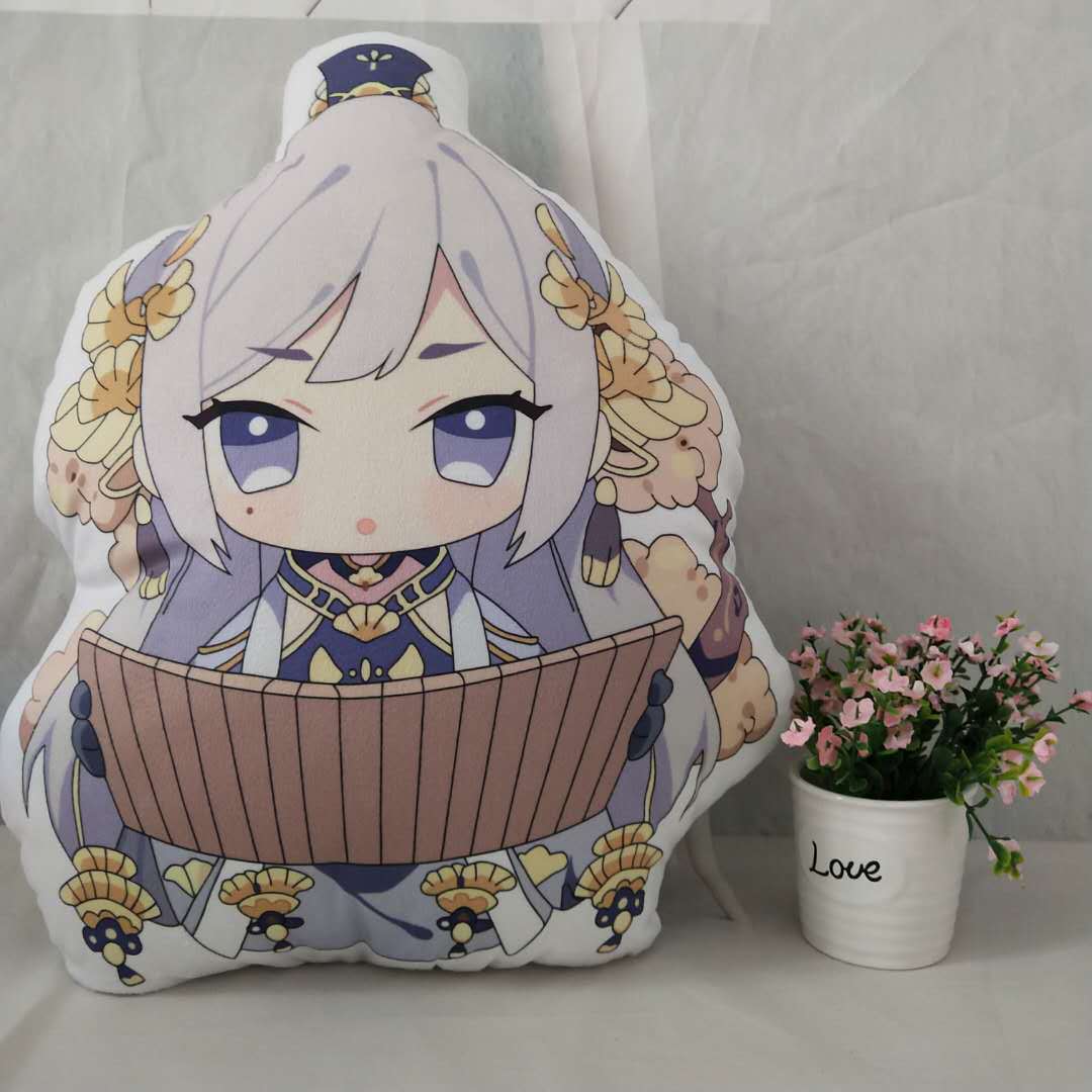 食物语抱枕动漫二次元周边北京烤鸭佛跳墙毛绒玩具靠垫定制批发