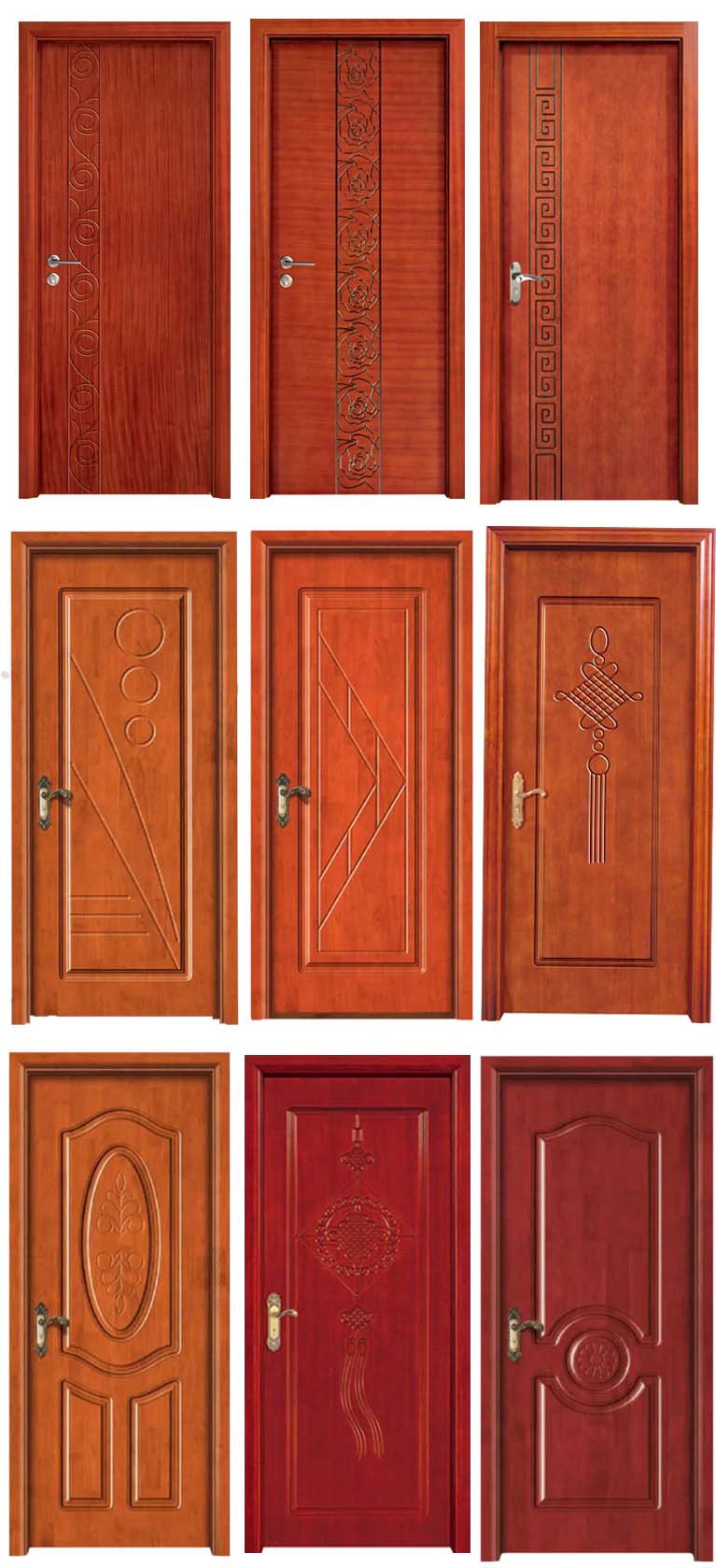 佛山厂家直供 原木门 纯实木门定制橡木门室内门房门别墅门烤漆门