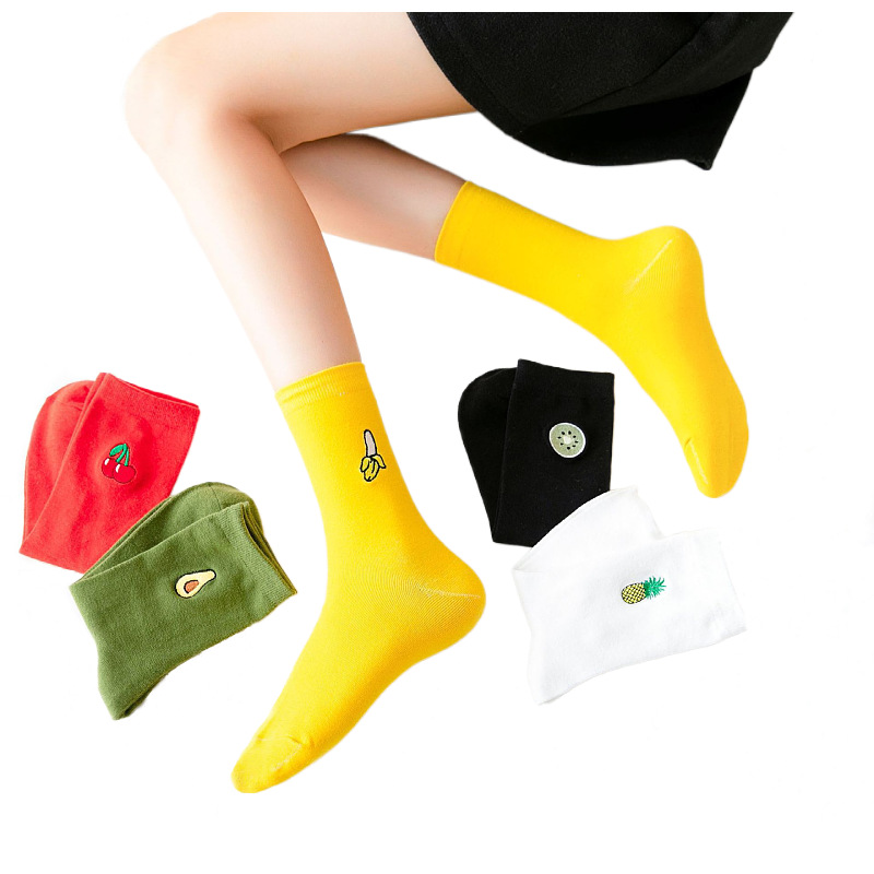 [Online Store Supply] New Socks Women's Autumn and Winter Women's Mid-Calf Length Sock Men's Cute Long Socks Men's Middle Tube Socks Women's