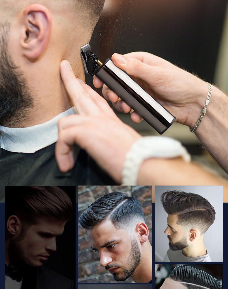 定制油头剪电动理发器电动雕刻刀剃头刀油头光头剪发廊推白液晶显