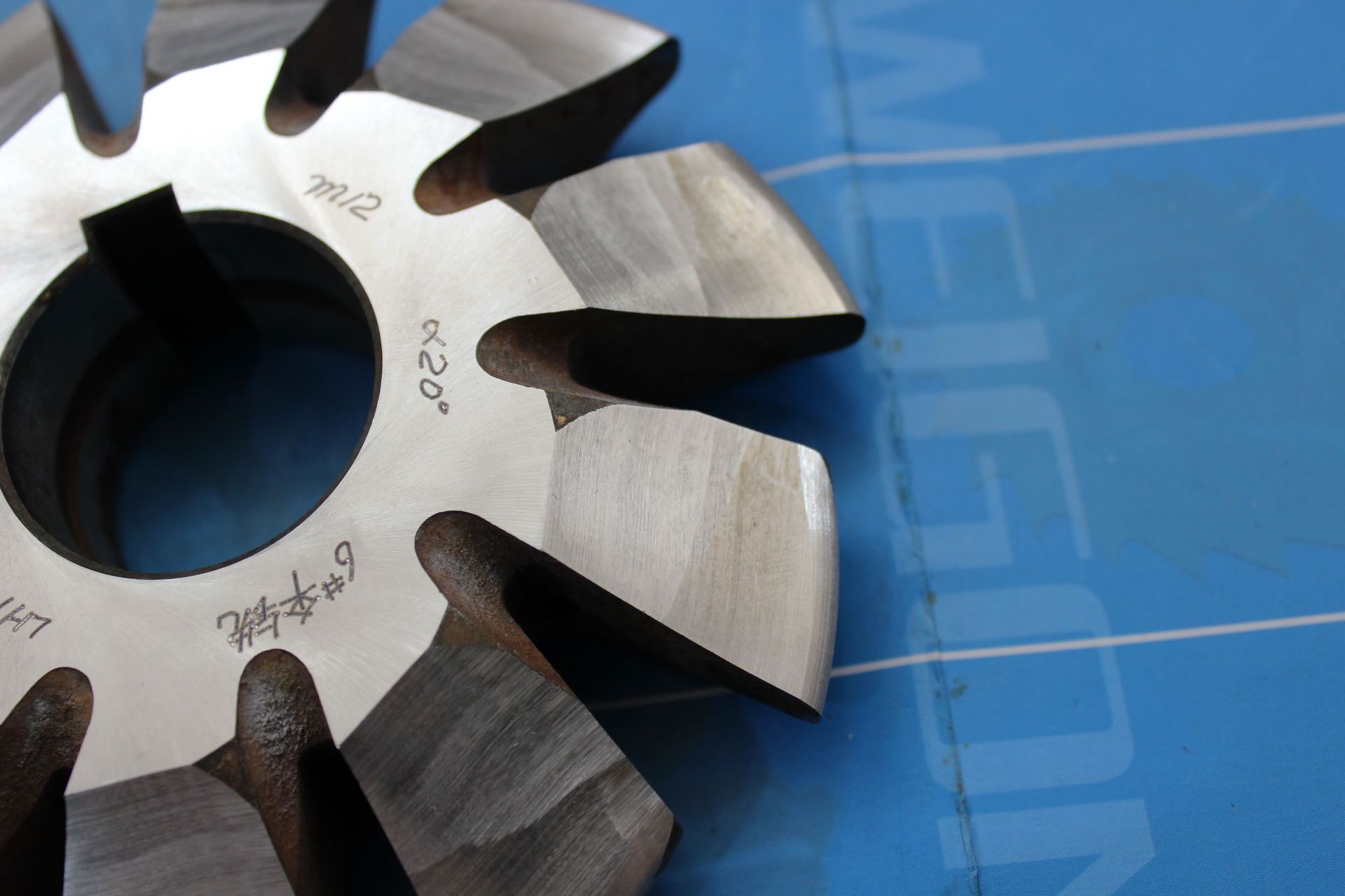 库存老货伞齿轮铣刀m1-m520°1-8号w18材质规格全全新无磕碰直齿