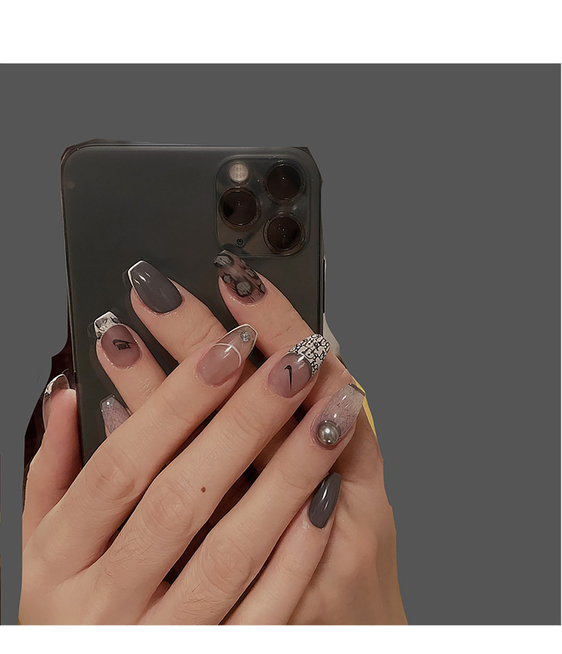 美甲万能皮草胶磨砂亮面封层胶丝绒2020新款秋冬流行指甲油胶开店