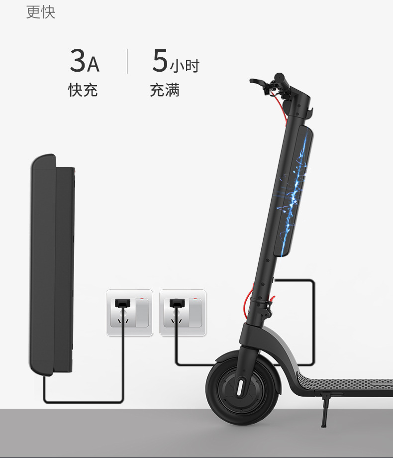 成人两轮10寸折叠电动滑板车迷你小型代步车electric scooter