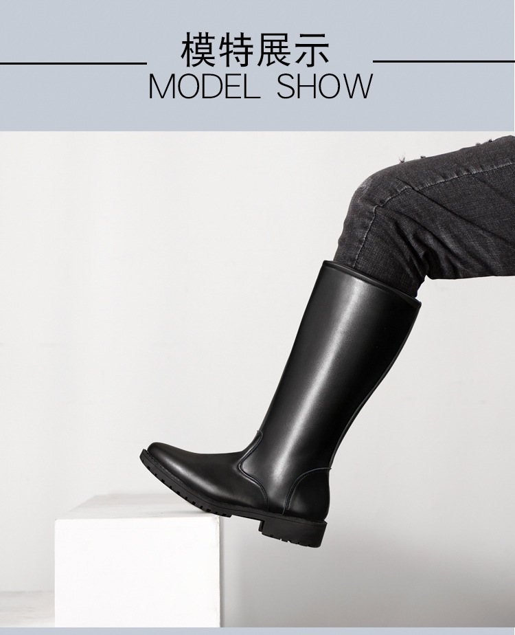 马靴高筒靴国旗班仪仗队阅兵军官靴成人长筒靴儿童升旗手演出鞋子