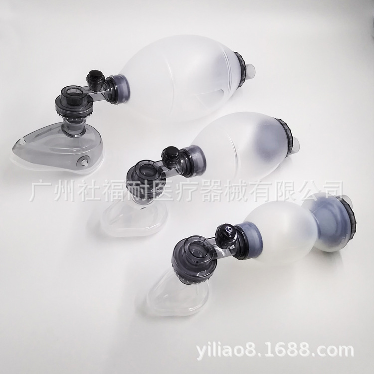 婴儿简易呼吸器医家用人工复苏器苏醒球呼吸球囊气囊复苏气囊套装