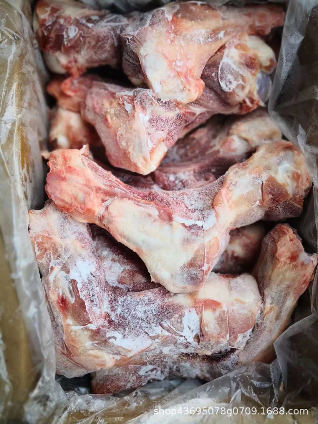 猪肉类-冻猪带肉前腿骨30% 猪肉骨 猪腿骨 带肉前腿骨 冷冻猪产品1件2