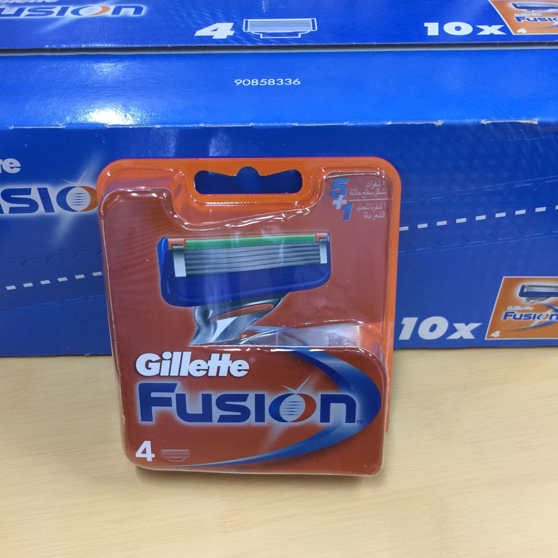 吉列锋速5刀片4片装锋隐5手动剃须刀五层刀片刮胡刀刀头适用正品