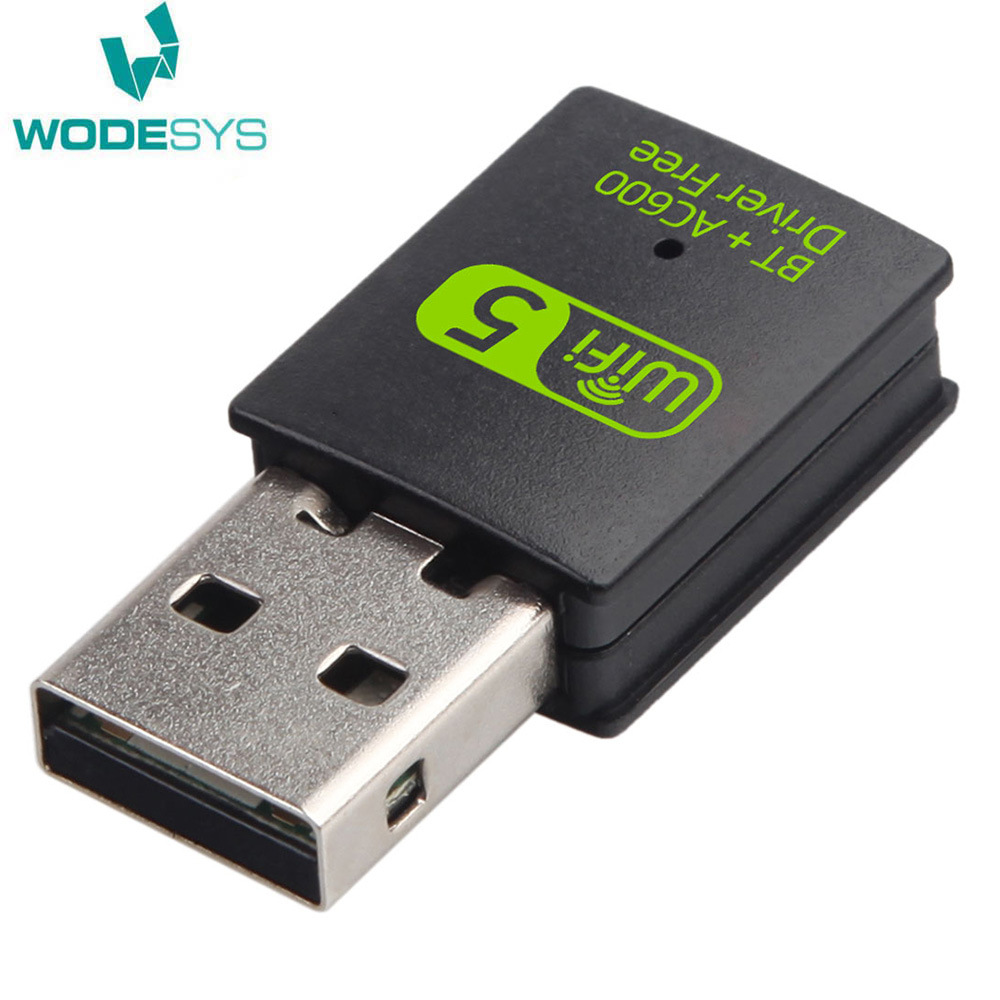 usb蓝牙无线网卡600mbps双频无线网卡免驱动版wifi蓝牙2合1