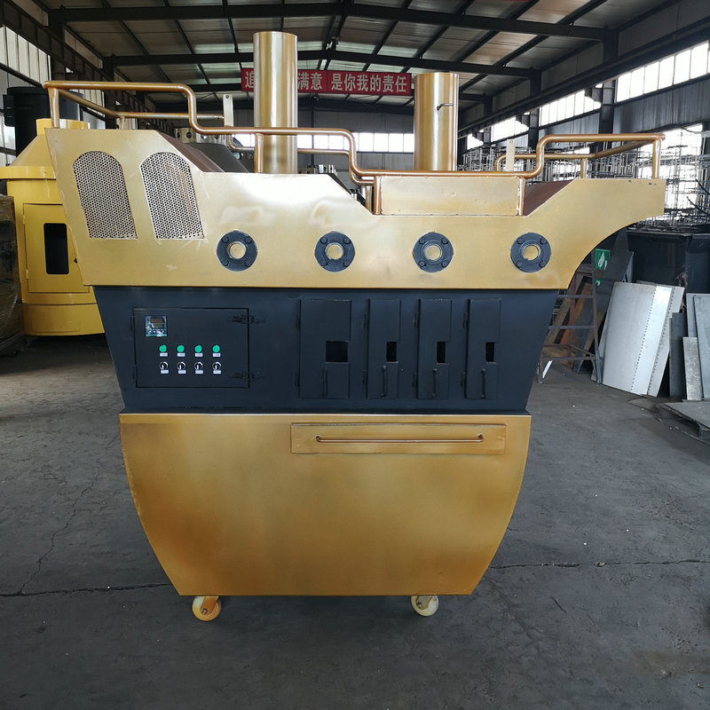 供应全自动电加热烤鱼箱 不锈钢无烟烤鱼机 海盗船电烤鱼炉商用