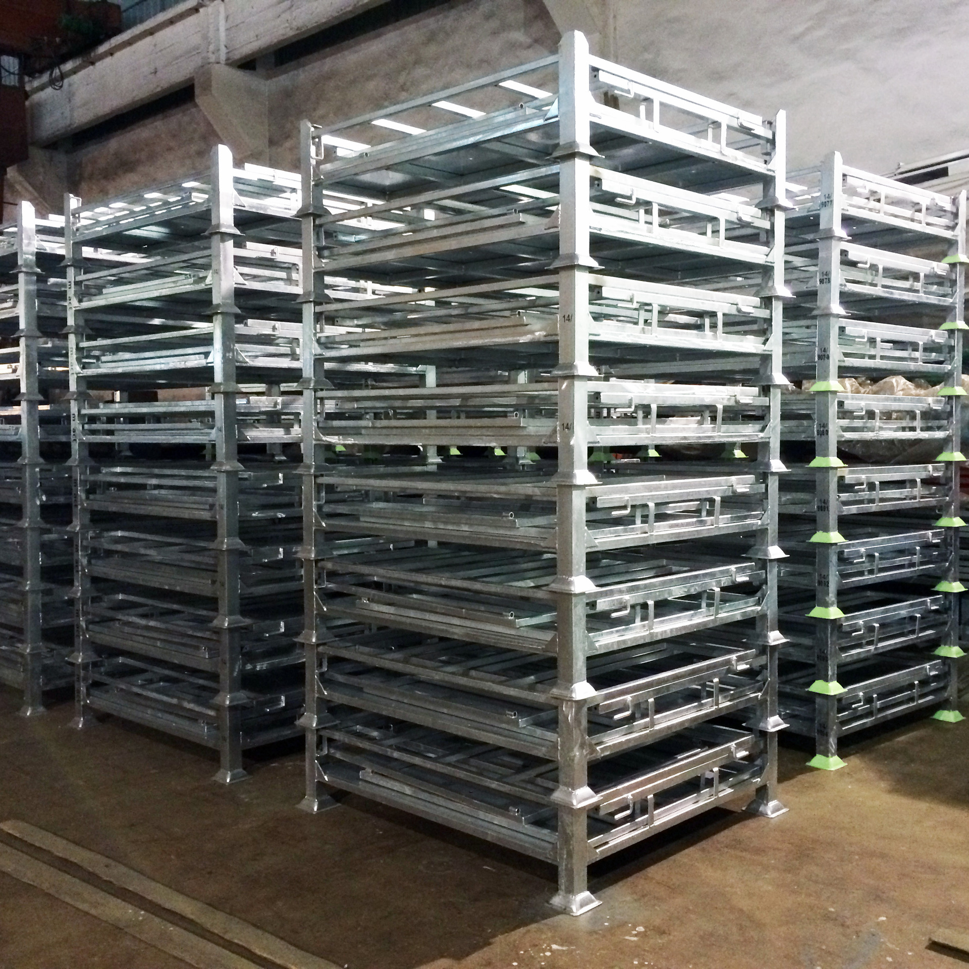 宁波厂家定制铁托盘热镀锌金属托盘,铁箱,可折叠式托盘cl-84