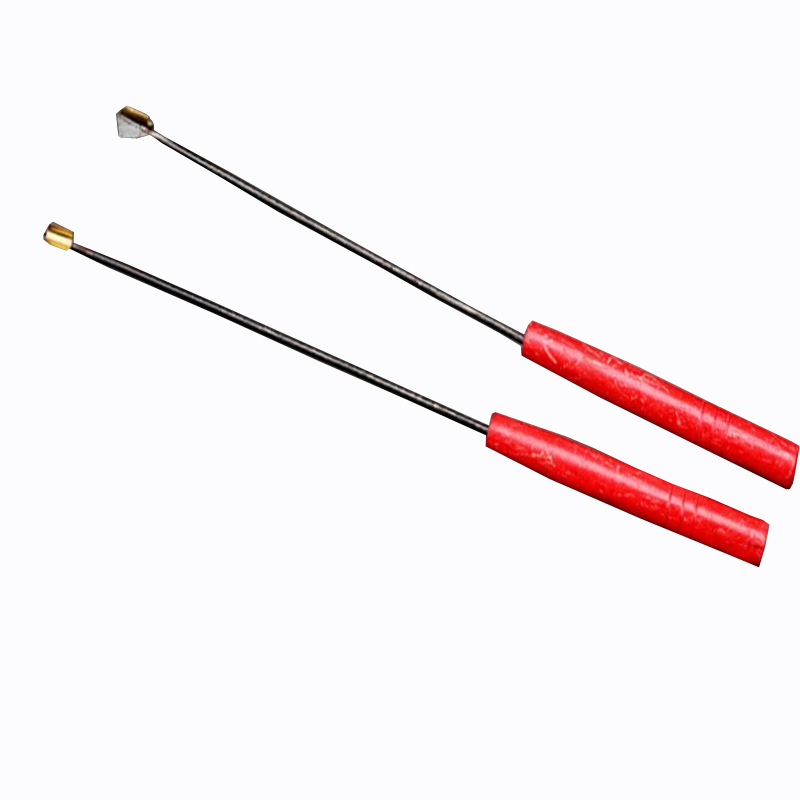 农用工具蒜苔刀红木把钢条铜蒜台抽拔器剥蒜薹收割器利刀子蒜苔刀