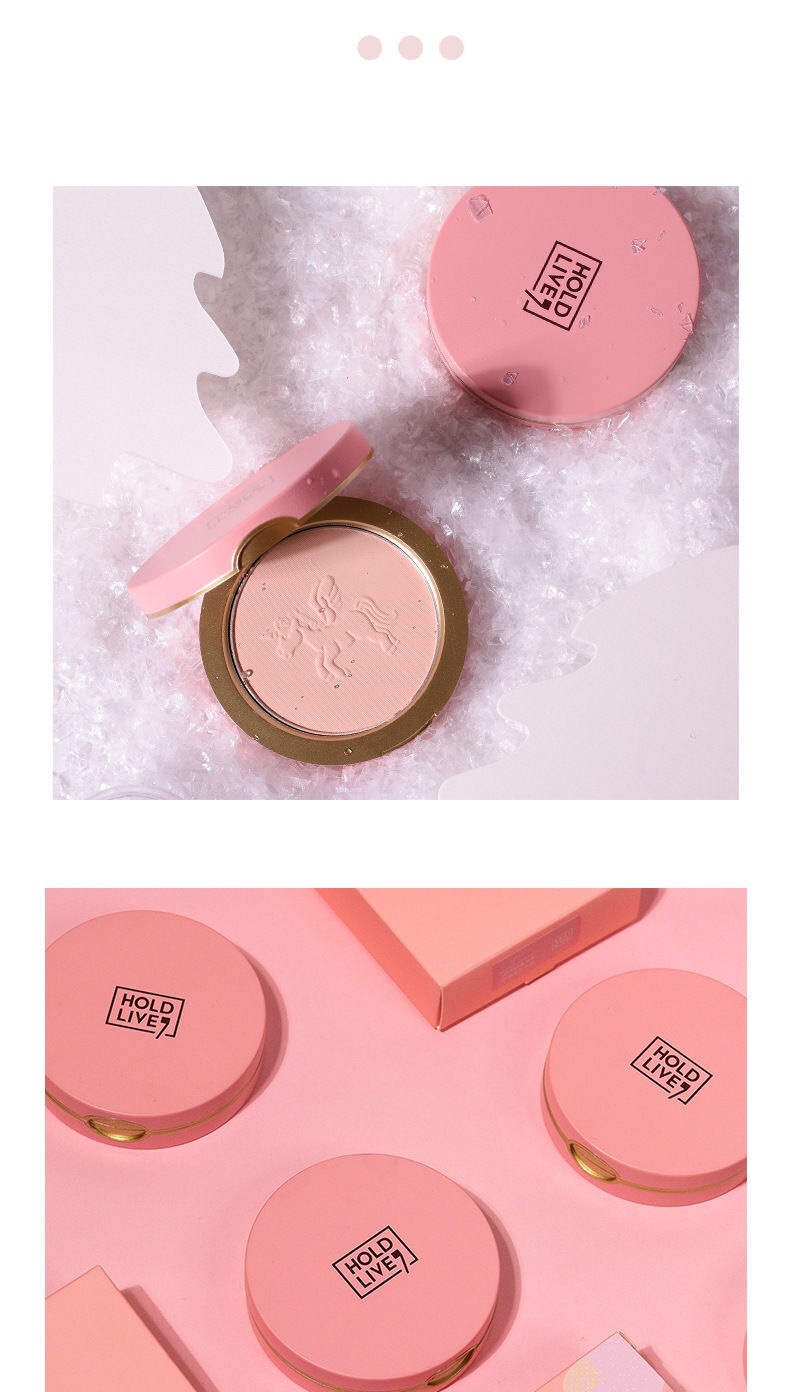 hold live空气持妆粉饼 空气雾感轻薄贴肤控油持久 防水不易脱妆