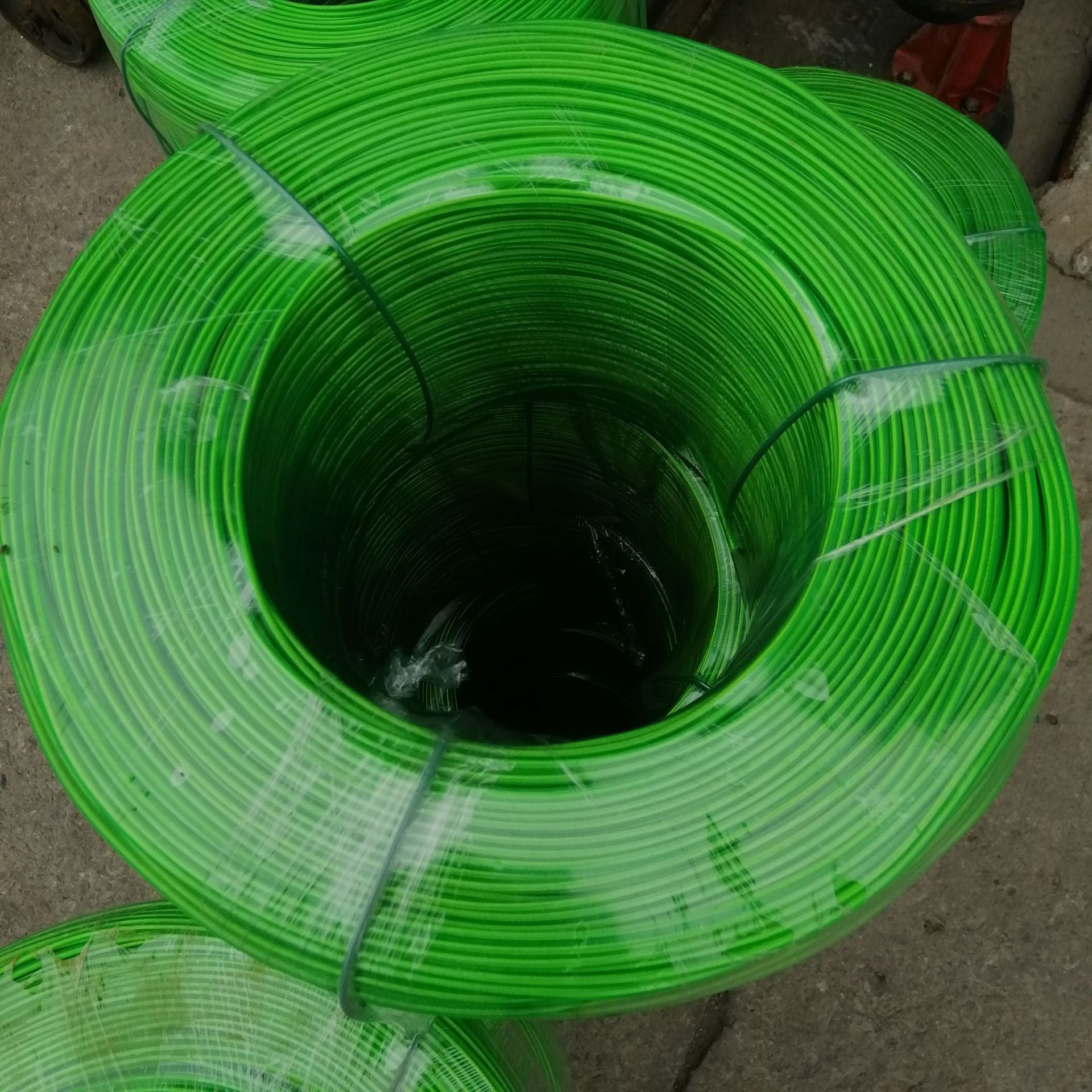 0--8.0 涂塑绿皮绳 涂塑钢丝绳