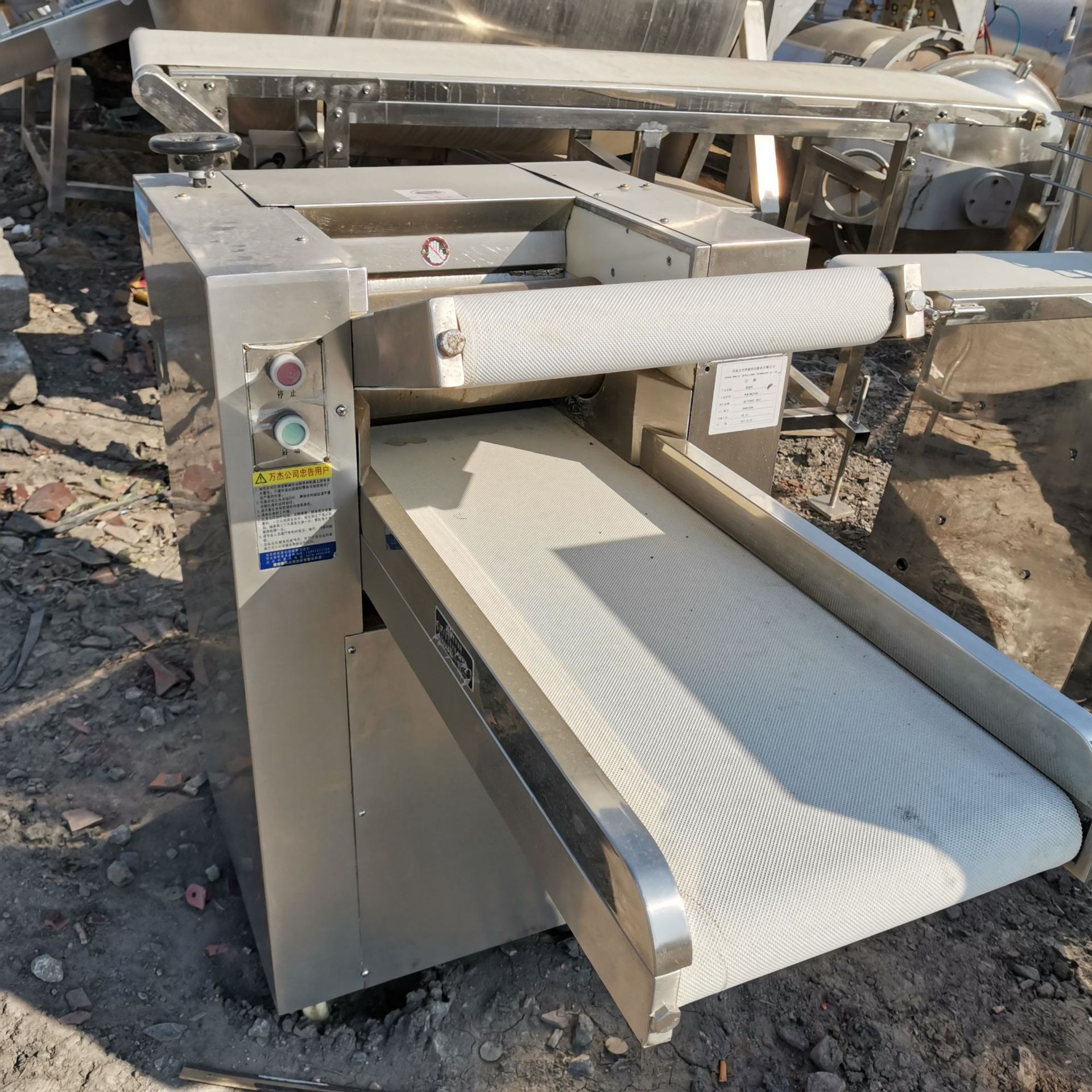 二手压面机万杰kd-500全自动压皮机压面机揉面机变频制皮饺子机