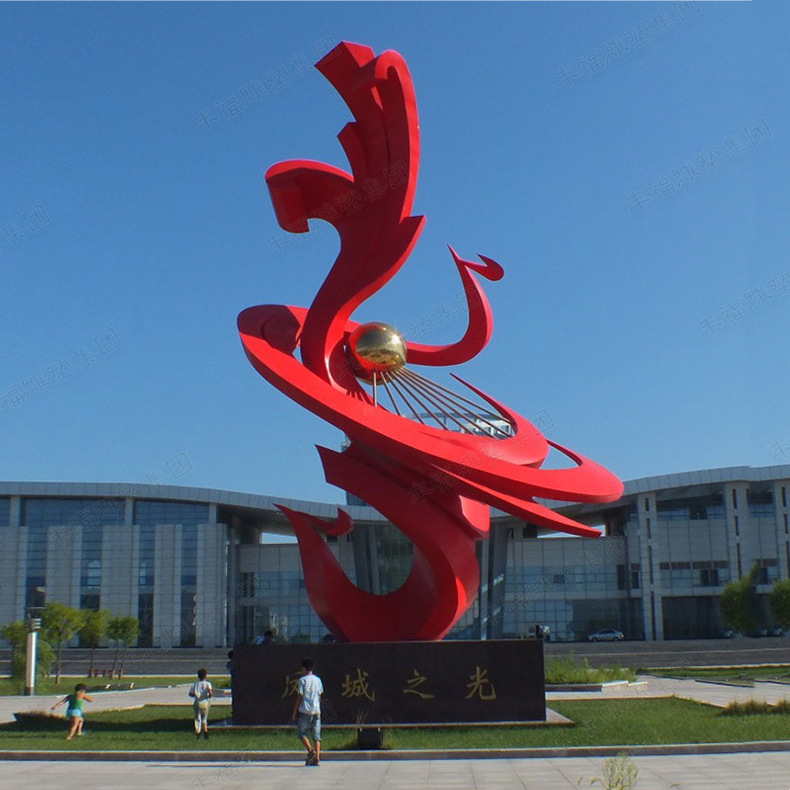 大型不锈钢雕塑1