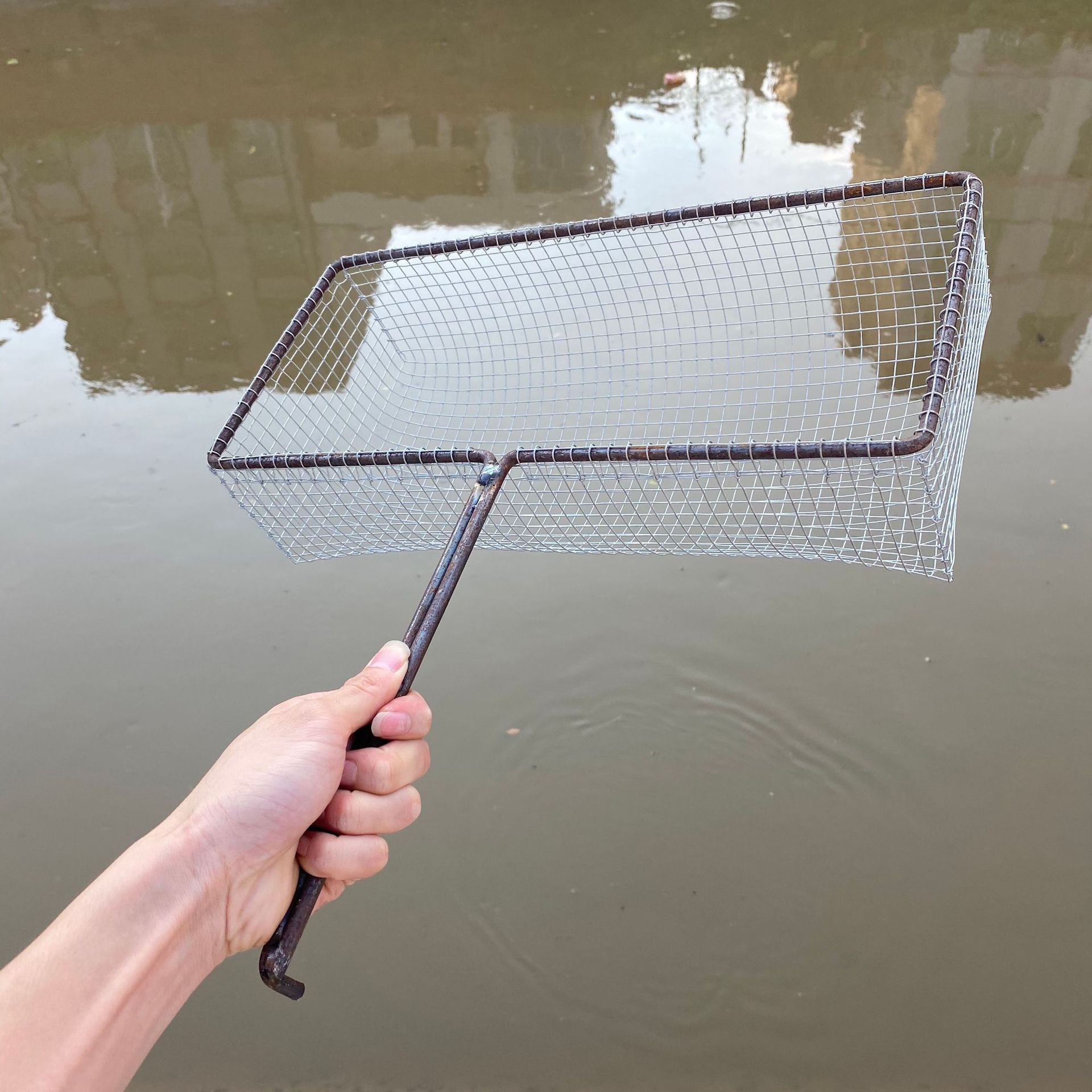 新品手工田螺筛扒网捞螺蛳神器抓螺蛳工具推网户外捞螺工具