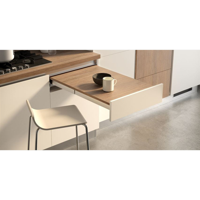 德国onetwo1- 抽拉式收纳餐桌抽拉式隐藏餐桌系统