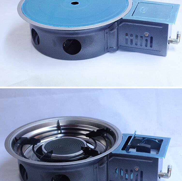 批发红外线韩式火锅炉液化气煤气灶烧烤嵌入式节能燃气灶