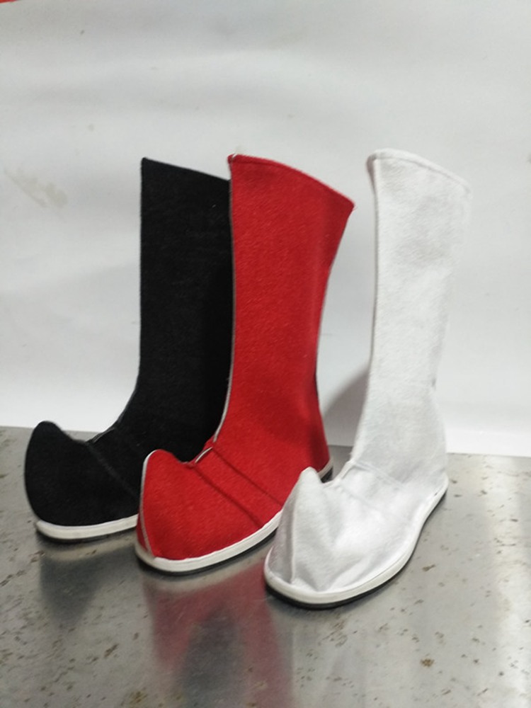 平底古代男子官靴 清朝官靴 古装高帮朝靴老爷靴戏曲戏剧官鞋包邮