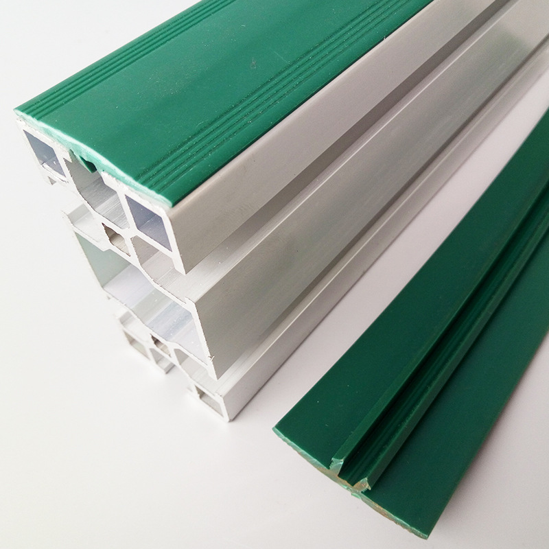 3030 4040工业铝型材配件 压条槽8单双色宽边胶条 导轨防静电封边