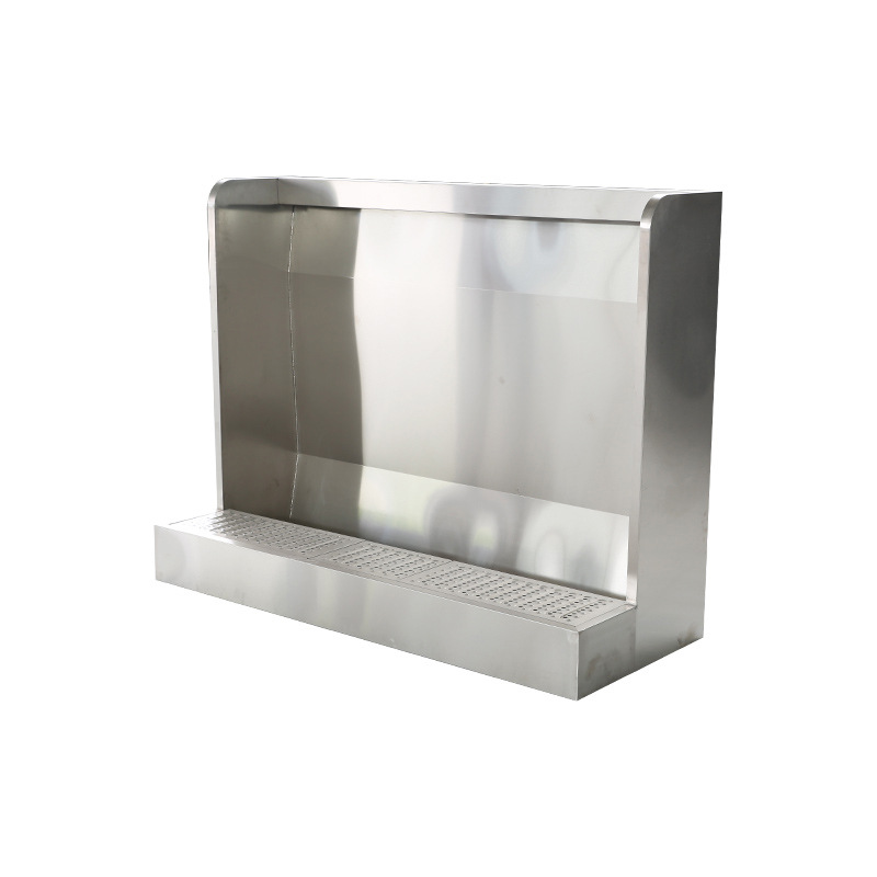 不锈钢冲水小便大便槽 男公共厕所用小便池 清洗方便踏步式小便池