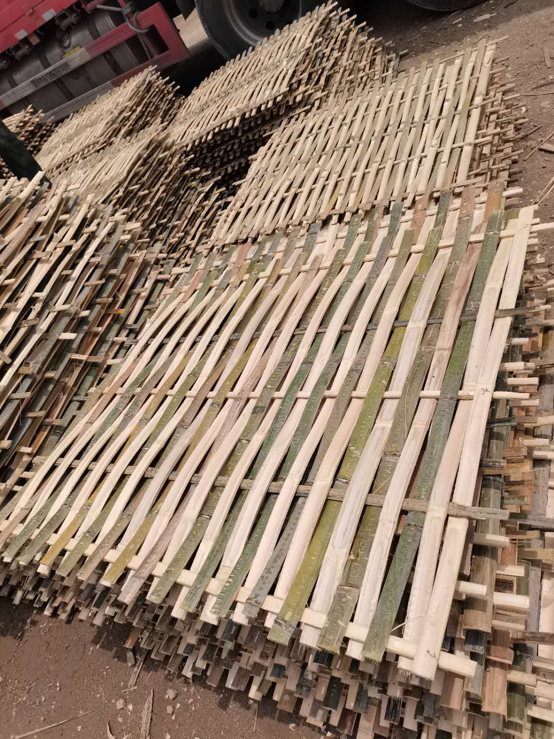 7成交0条竹片厂家 温室拱棚用竹条 毛竹片 温室龙骨大棚竹 楠竹板规格