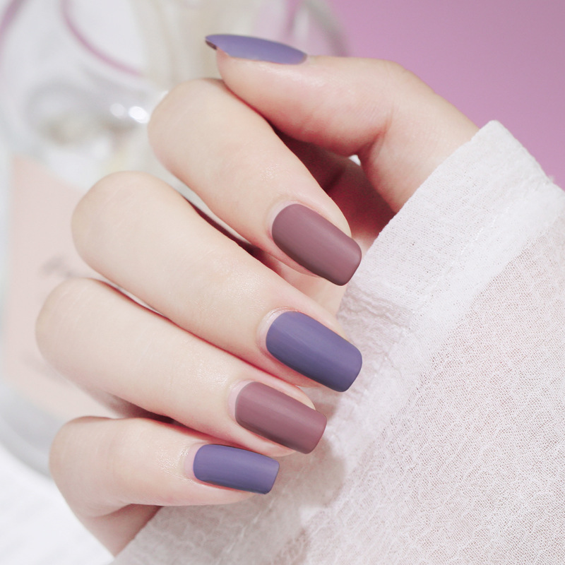 新款雾面指甲油哑光油性速干持久防水不可剥无味美甲油爆款批发