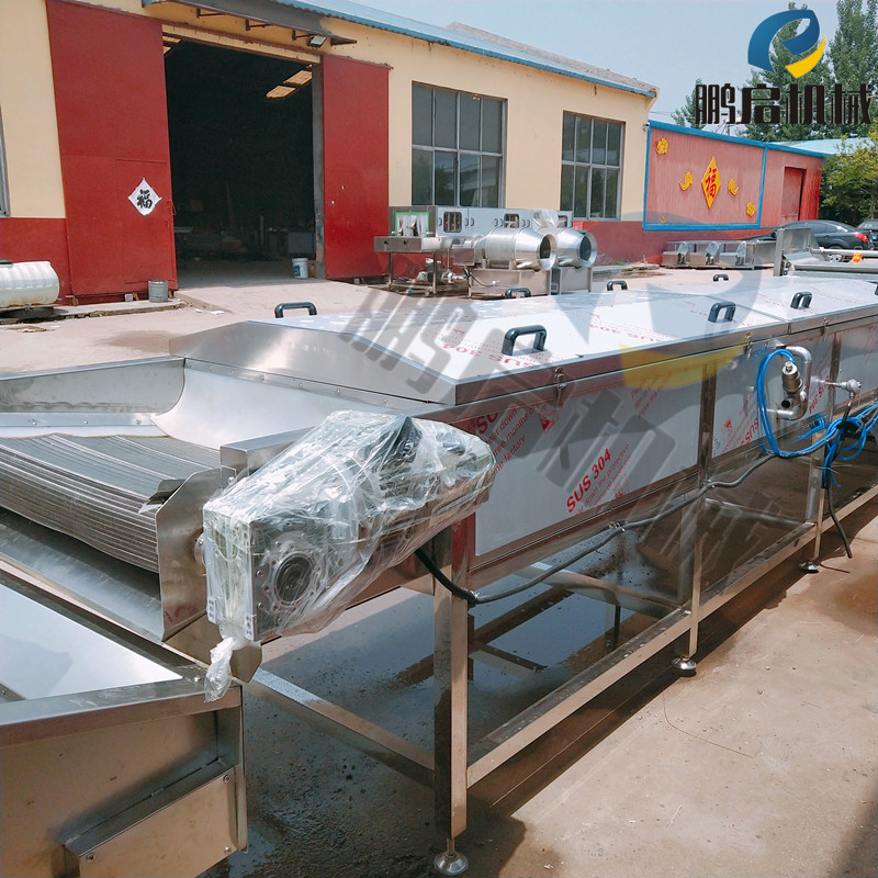 黄花菜杀青机 全自动蒸汽式黄花菜杀青设备 诸城鹏启现货供应