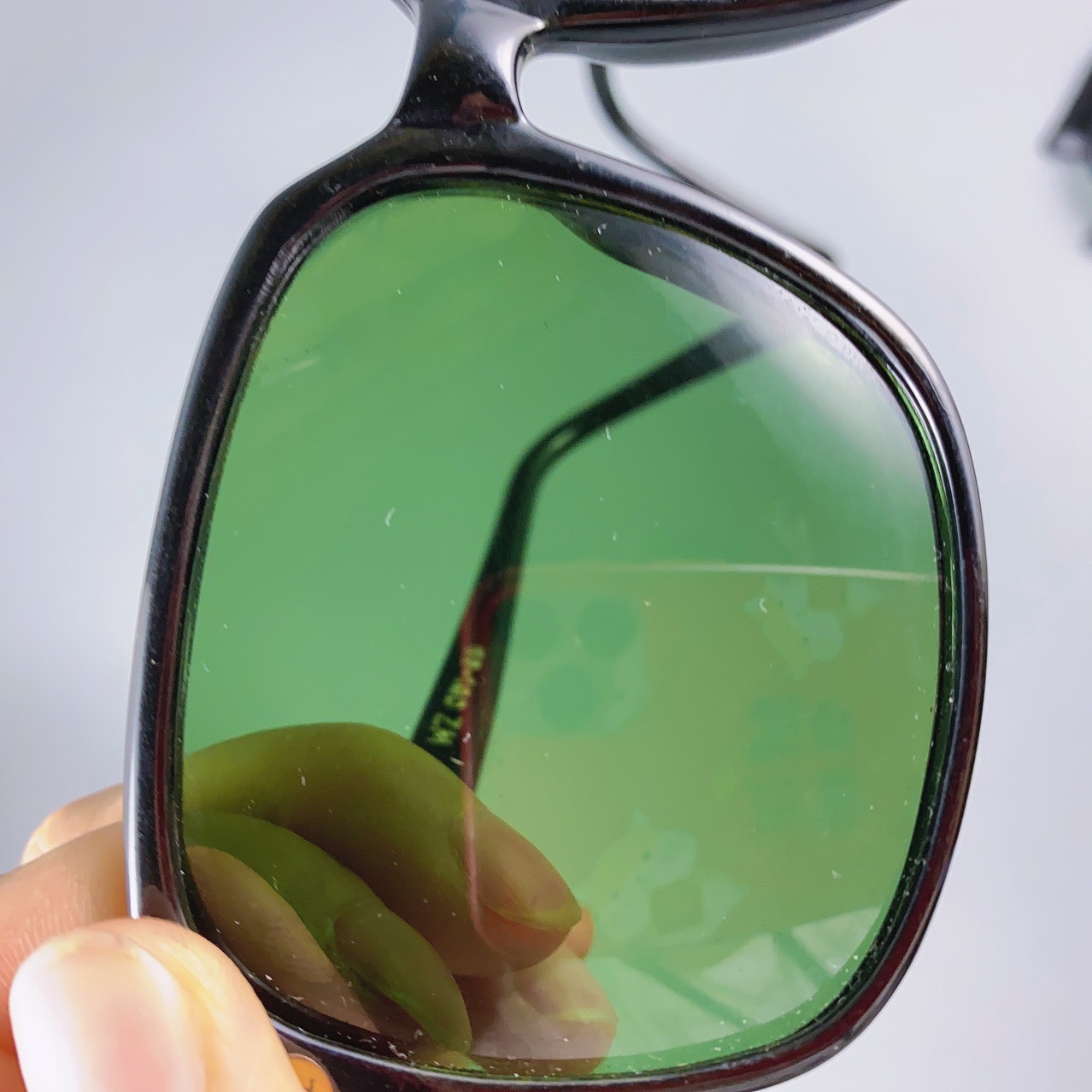 大黑框眼镜透明浅绿色玻璃镜片防护镜护目镜劳保眼镜