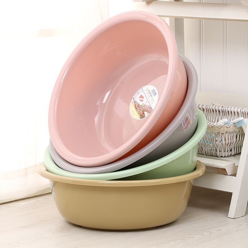 Household Thickened Washbasin Plastic Washing Basin Student Dormitory Clothes Cleaning Basin Gift Household Laundry Plastic Wash-Basin