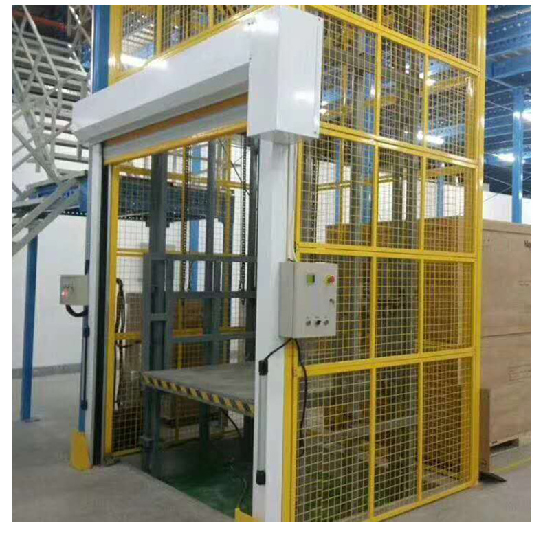 苏州液压升降货梯仓库简易电动升降平台提升机导轨式固定升降机