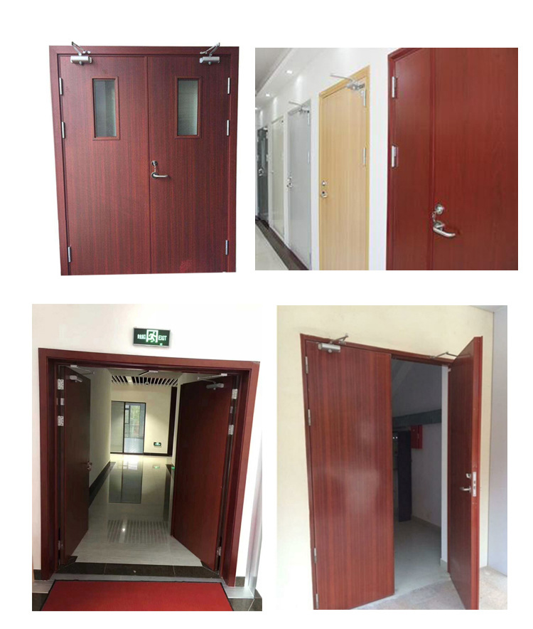 福清木制防火门大量现货甲乙丙级免漆单位小区酒店宾馆钢质消防门